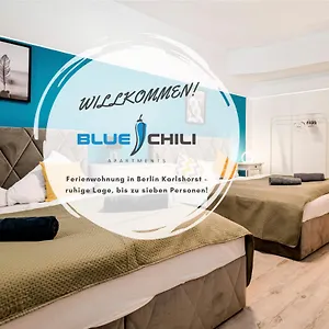Blue Chili 31 - Stadtwohnung Fuer 7 - Modern Zentral Karlshorst Wlan Apartment Berlin